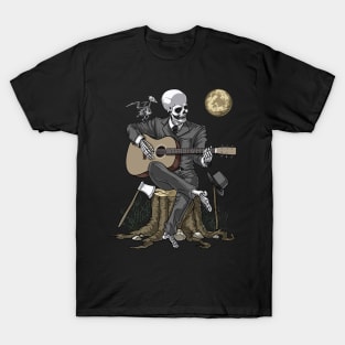 Skeleton Guitar Player T-Shirt